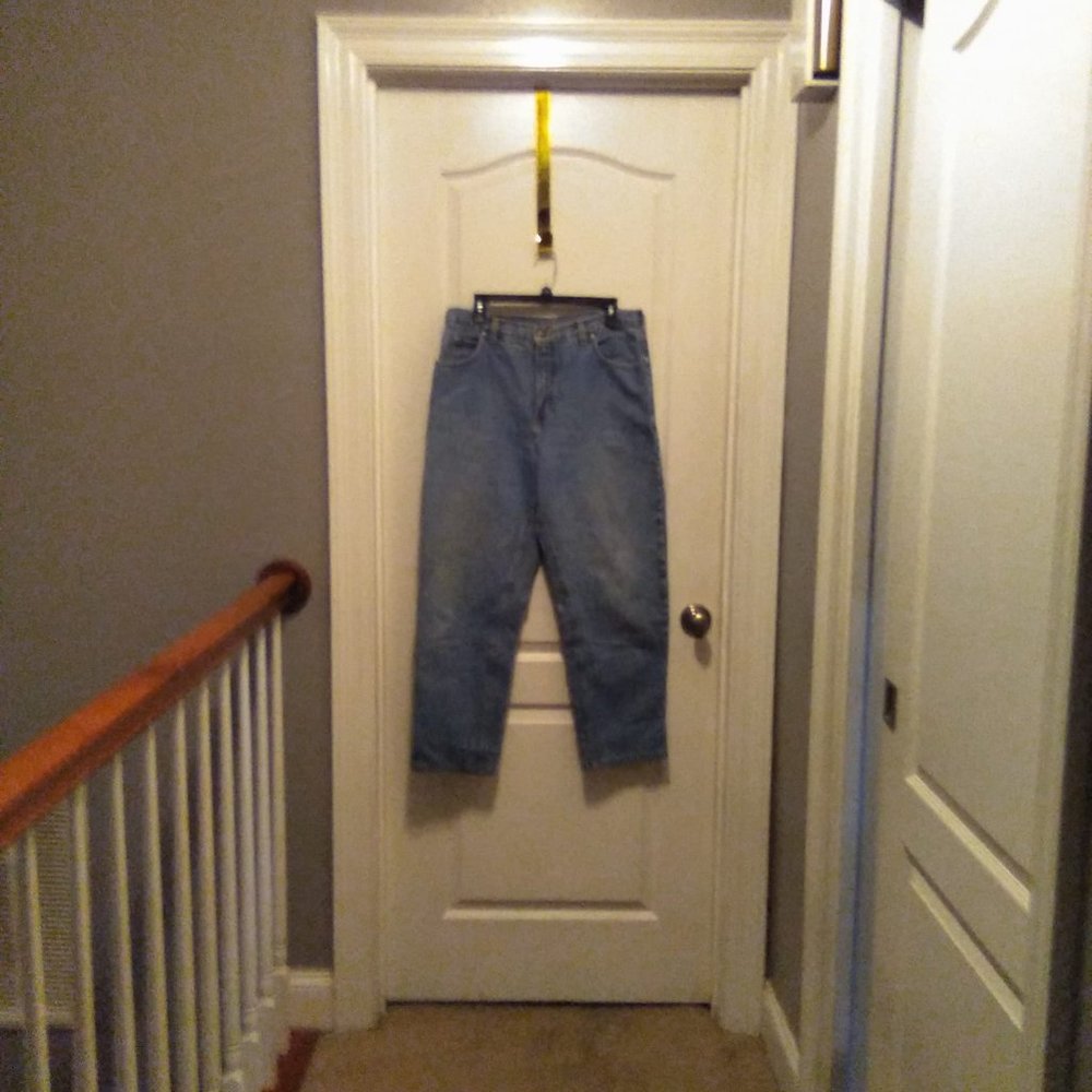 Land's End Ladies Size 14 Blue Denim Jeans - 5 pockets, 100% cotton